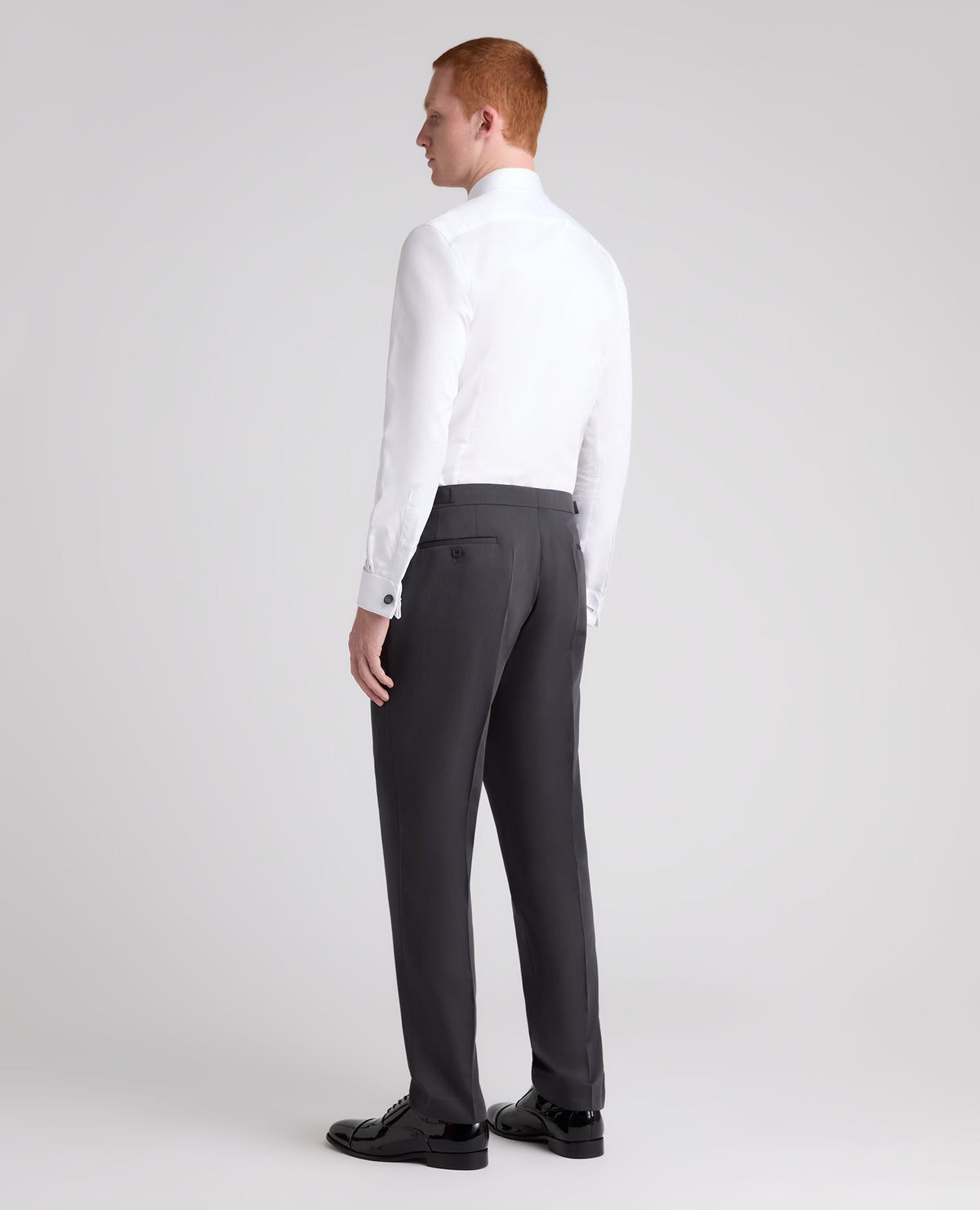 Slim fit polyviscose suit Trouser