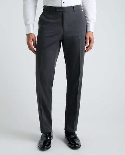Tapered fit polyviscose mix and match suit trouser