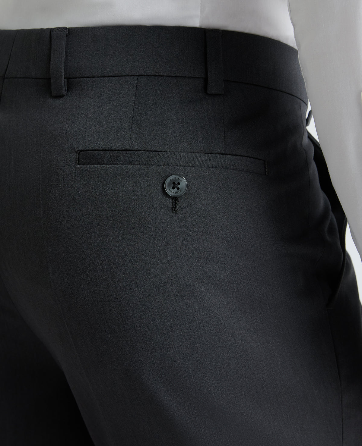 Tapered fit polyviscose mix and match suit trouser