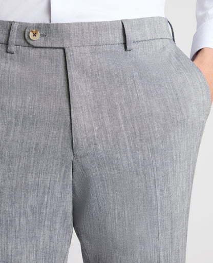 Man wearing a blue trouser