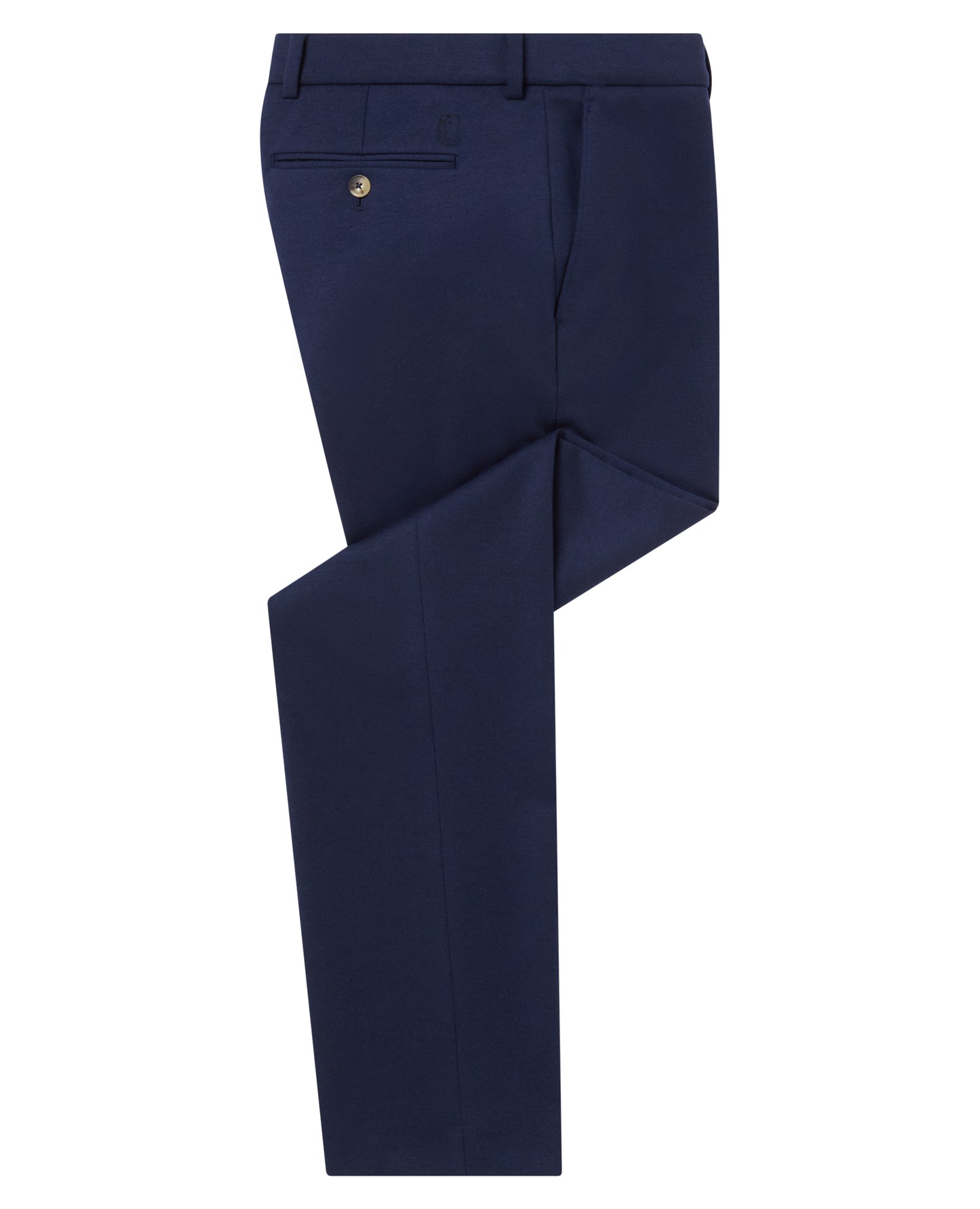 Man wearing a navy trouser