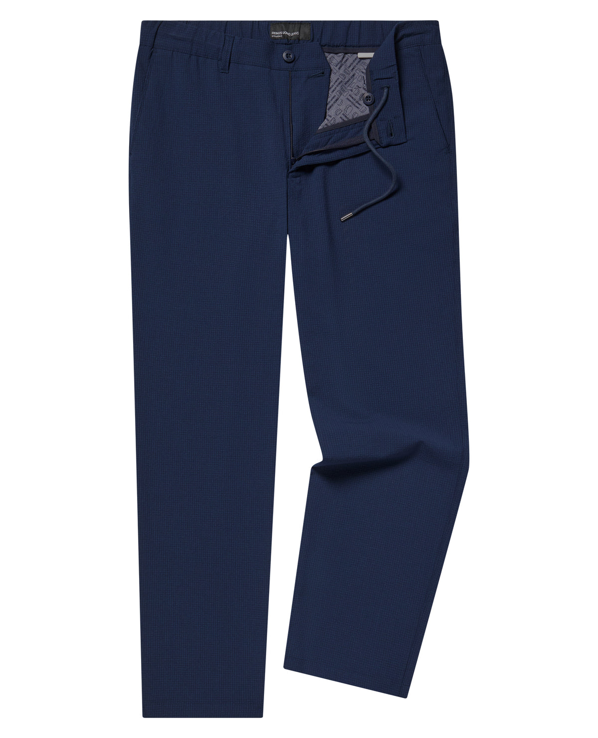 Man wearing a blue trouser