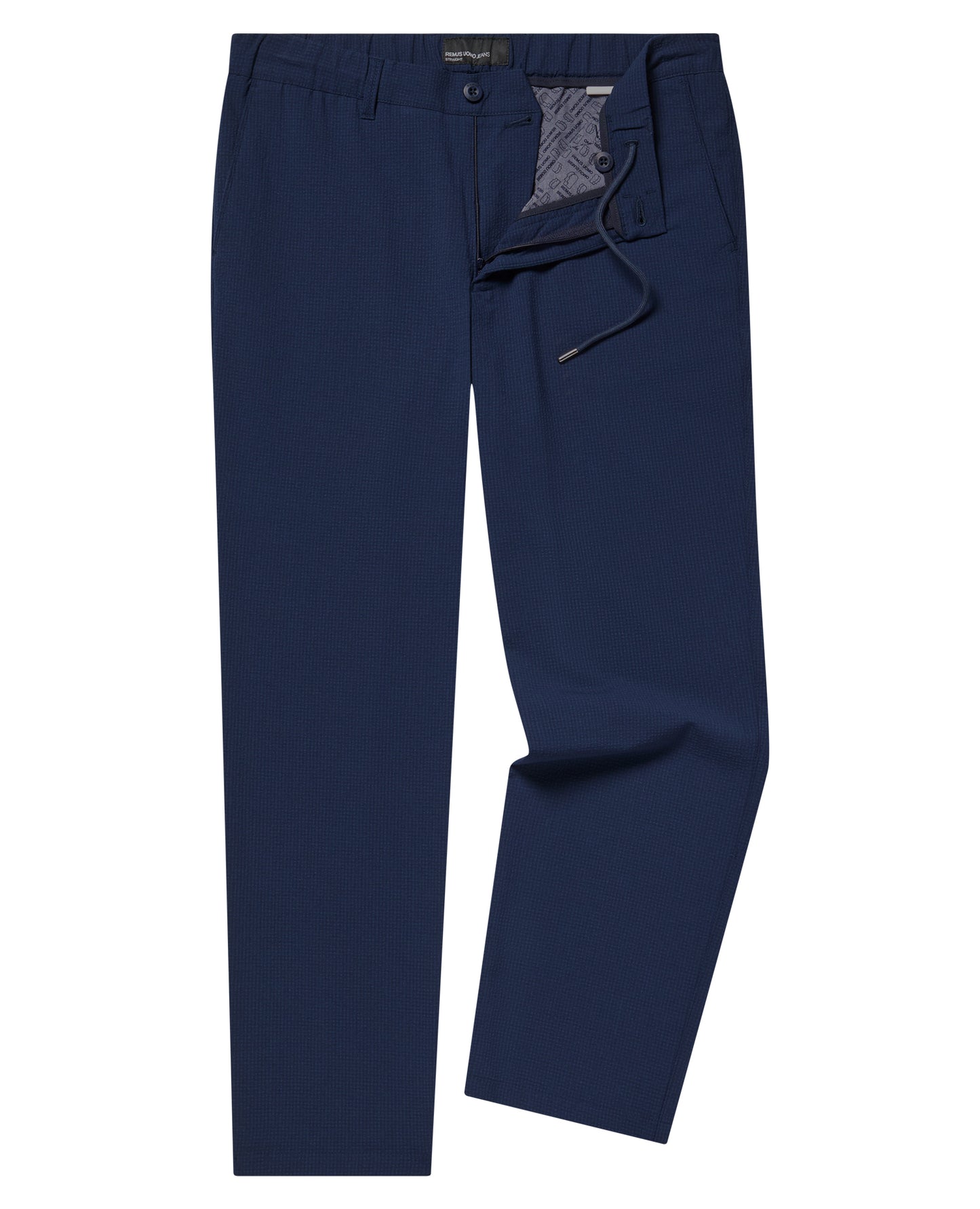 Man wearing a blue trouser