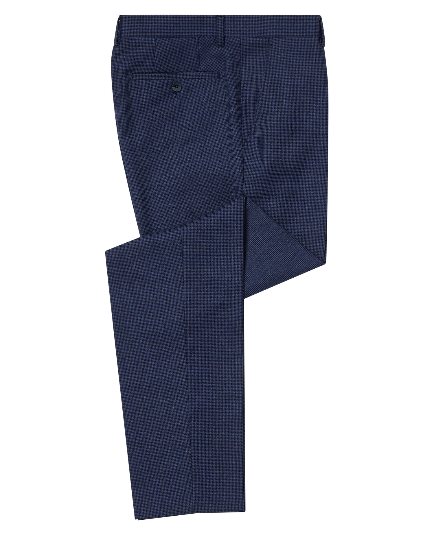 Man wearing a blue trouser