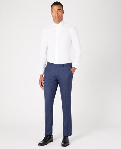 Man wearing a blue Mix and Match Suit Trouser