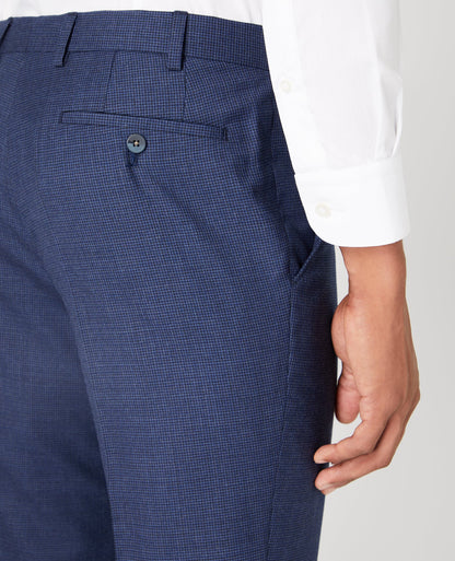 Man wearing a blue Mix and Match Suit Trouser