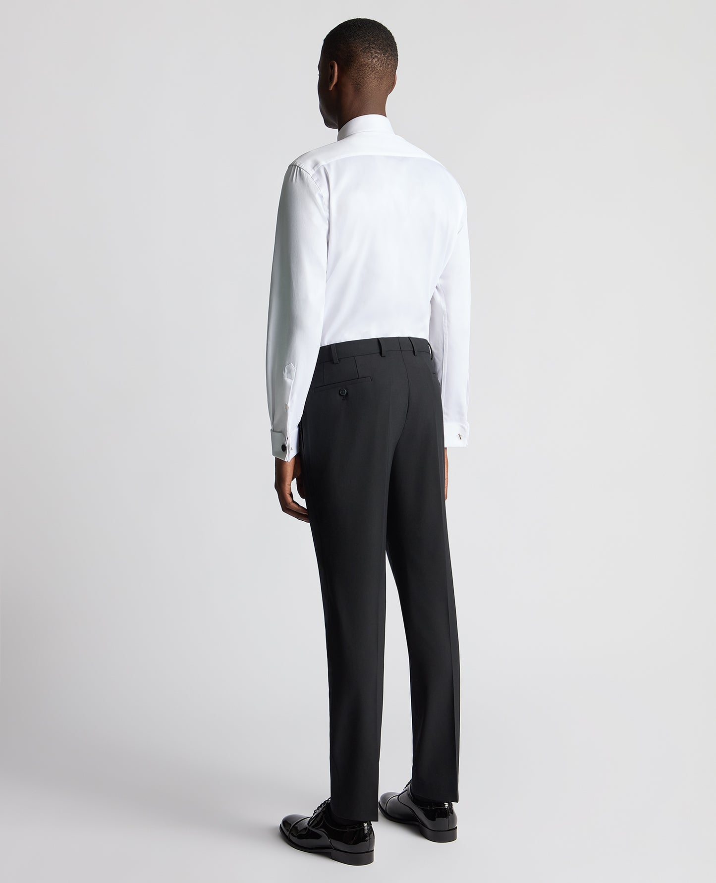 Slim Fit Wool-Blend Formal Trousers