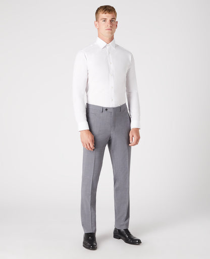 Man wearing a grey Mix and match suit trouser