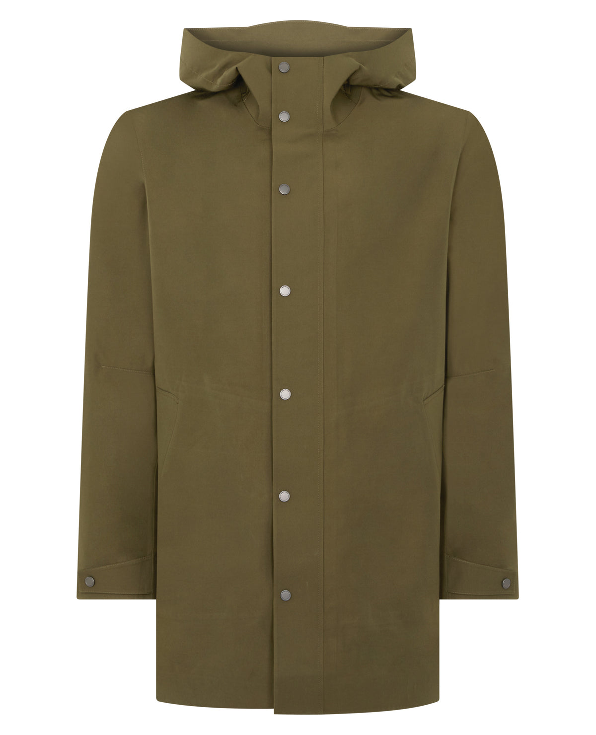 Man wearing a green jacket