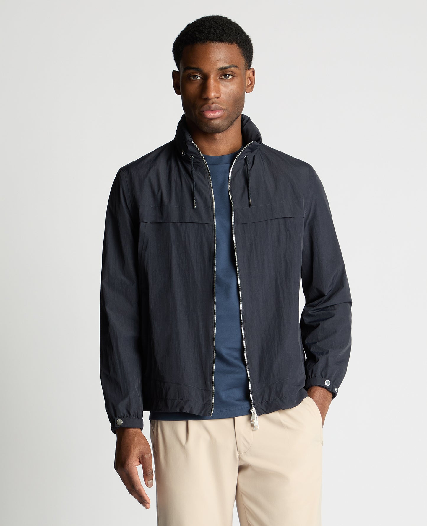 Lightweight Nylon Windbreaker Jacket