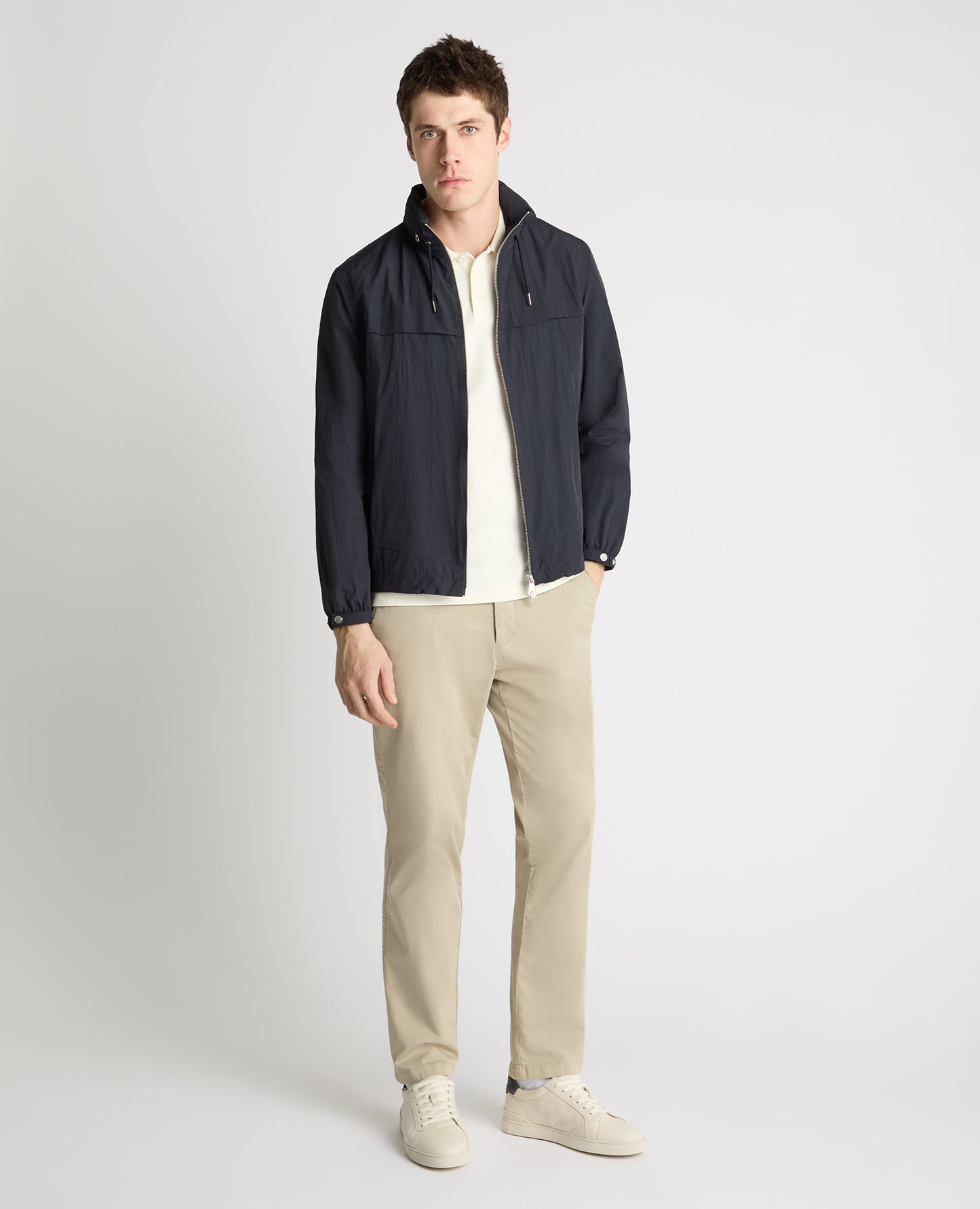 Lightweight Nylon Windbreaker Jacket