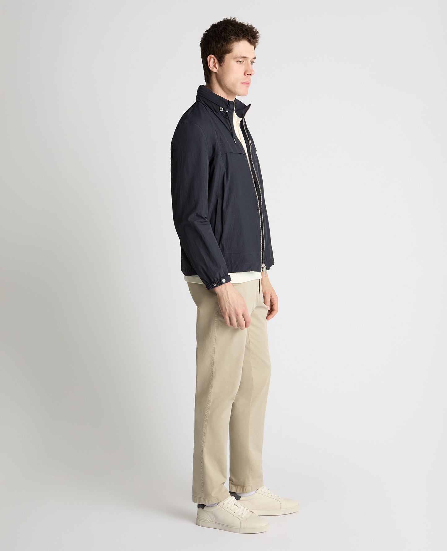 Lightweight Nylon Windbreaker Jacket