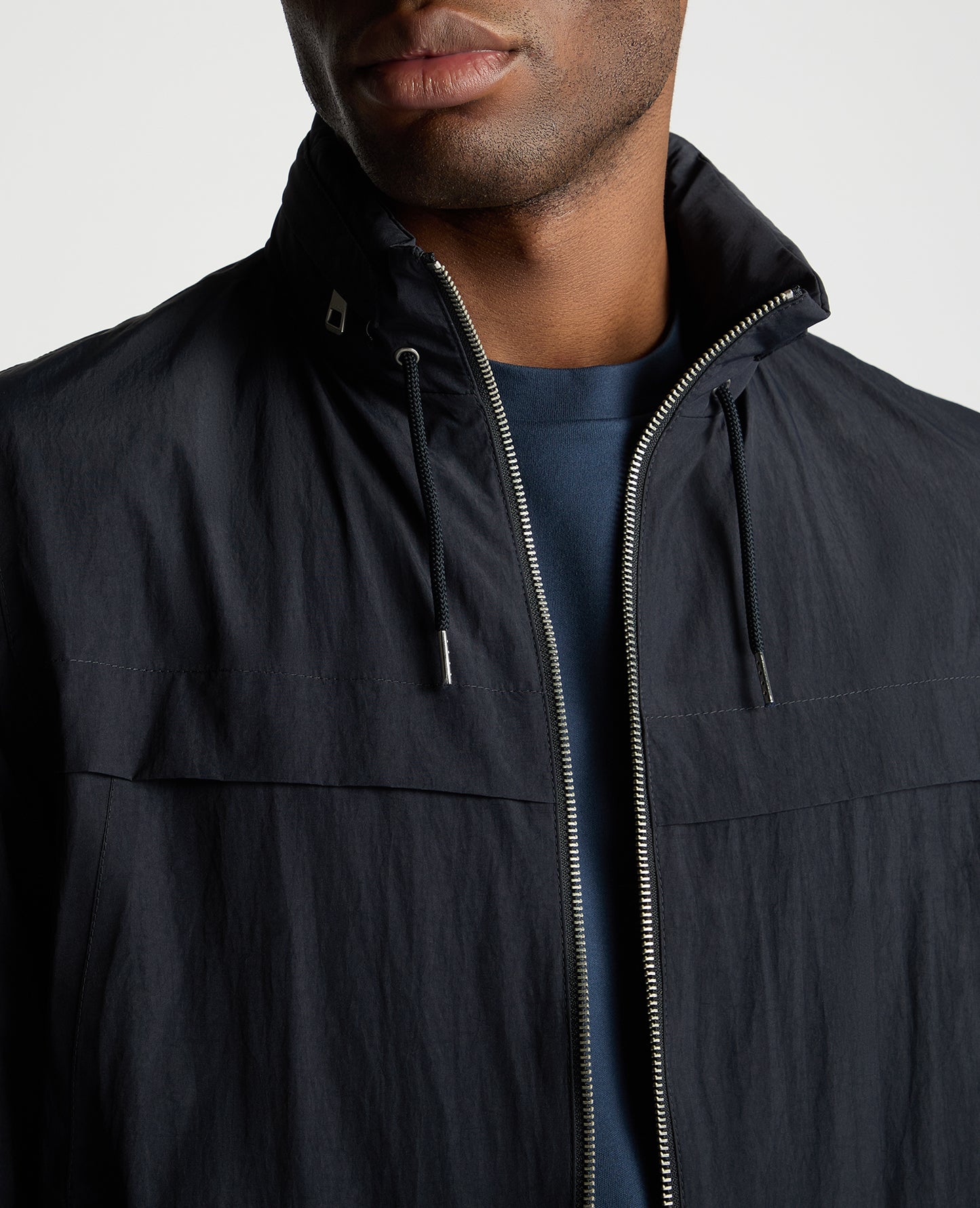 Lightweight Nylon Windbreaker Jacket