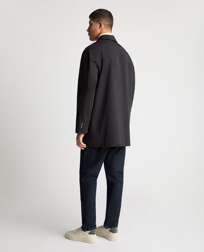Man wearing a navy jacket