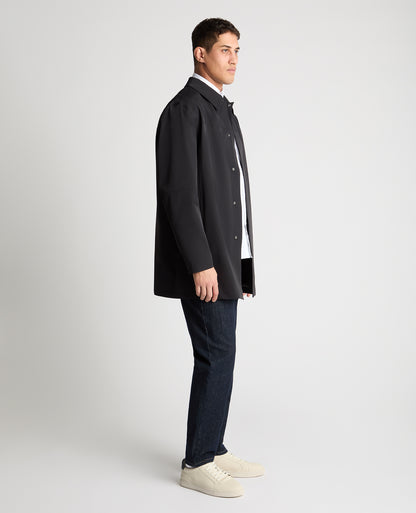 Man wearing a navy jacket