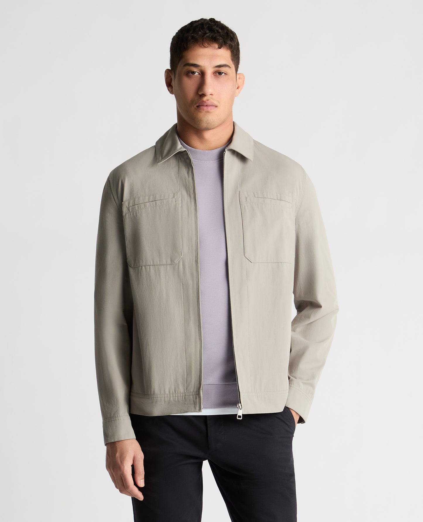 Regular Fit Cotton Utility Jacket