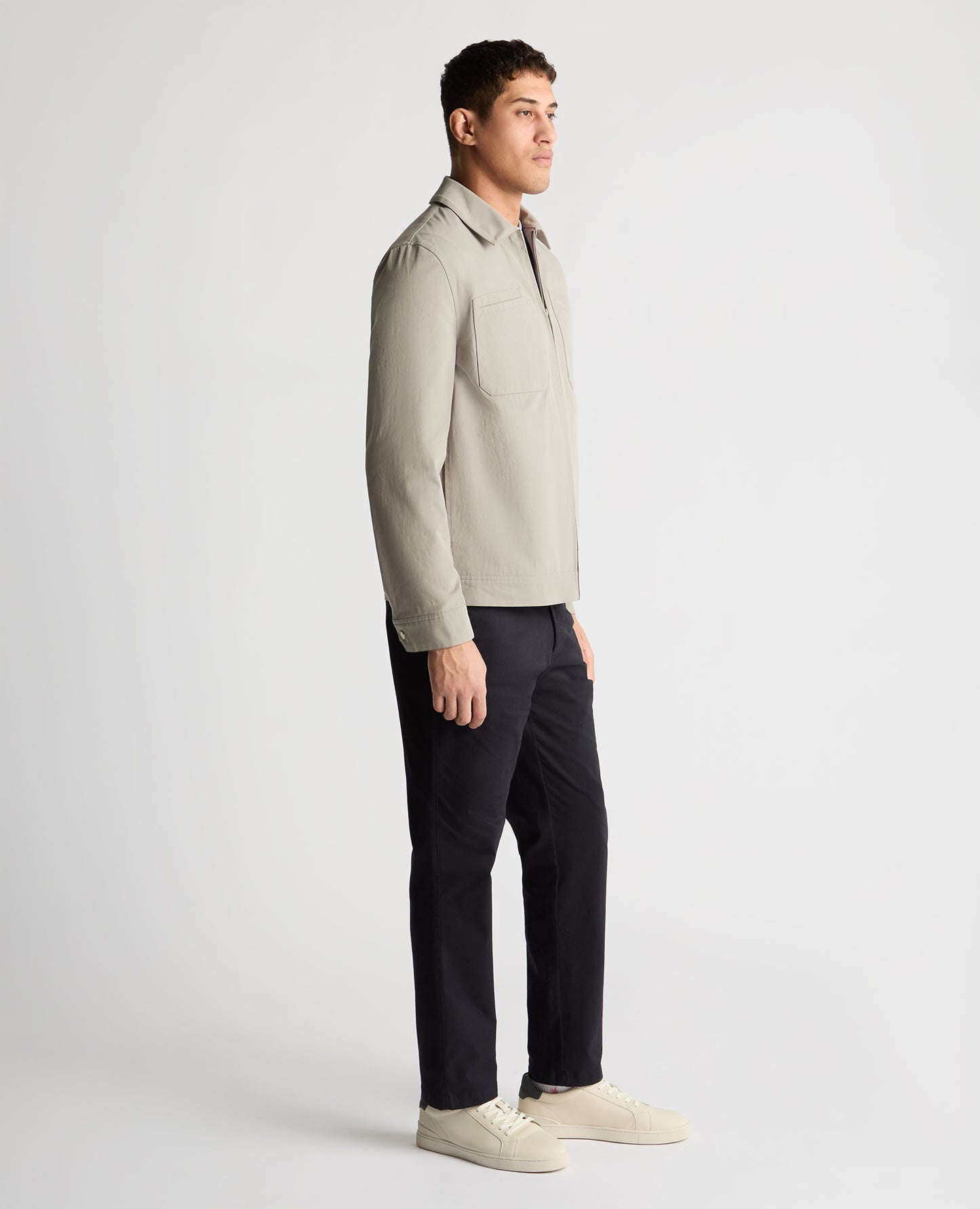 Regular Fit Cotton Utility Jacket