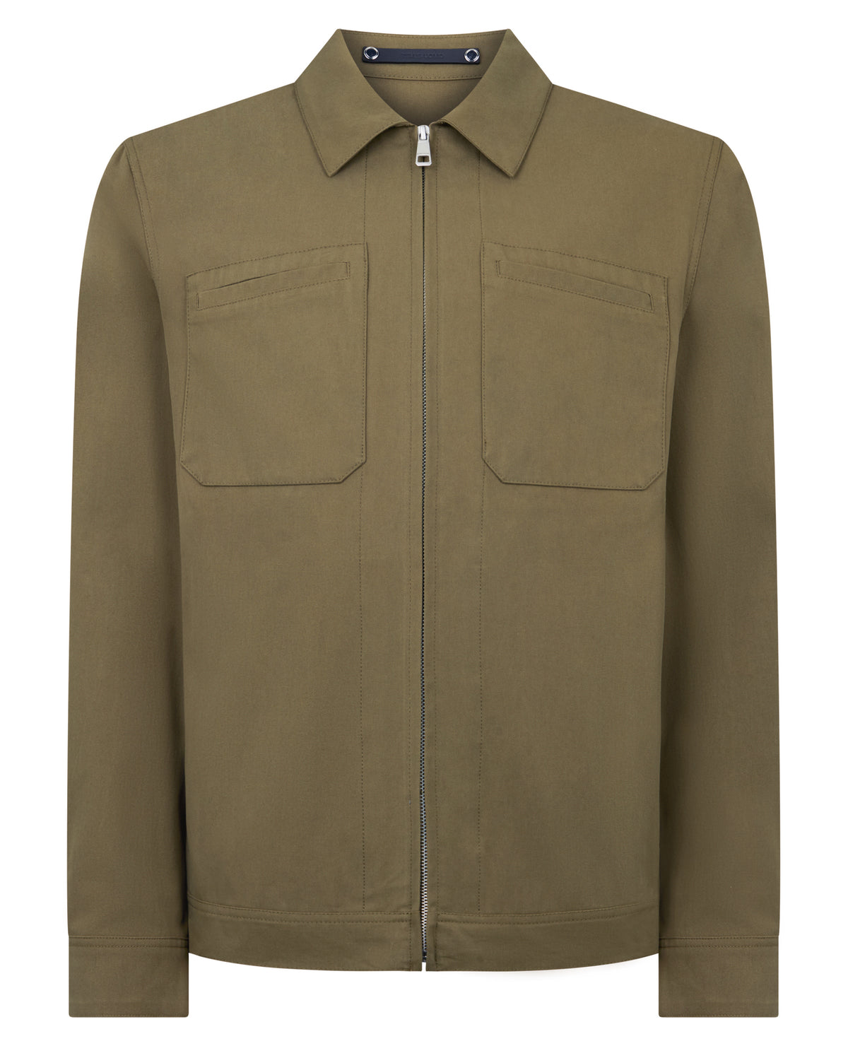 Man wearing a green jacket