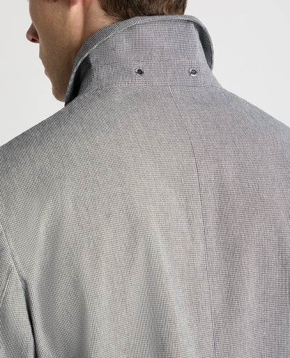Regular Fit Micro-Houndstooth Chore Jacket