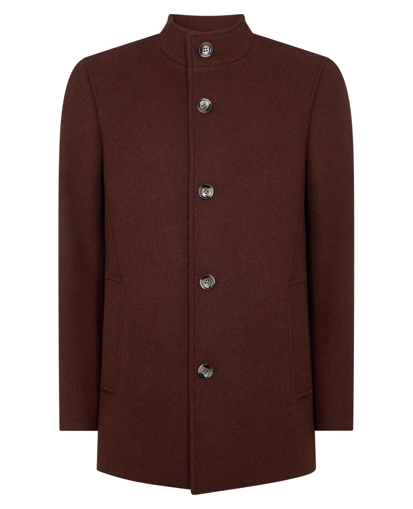 Jonah Tailored Fit Wool Blend Overcoat