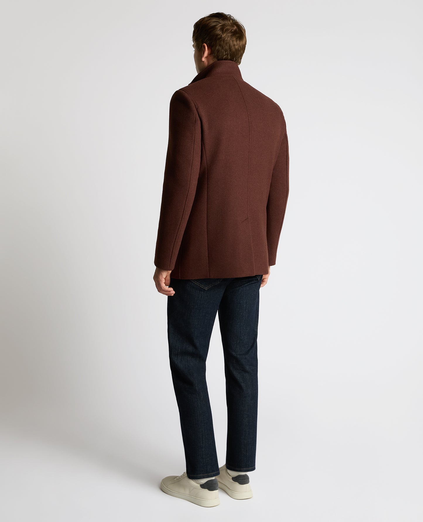 Jonah Tailored Fit Wool Blend Overcoat