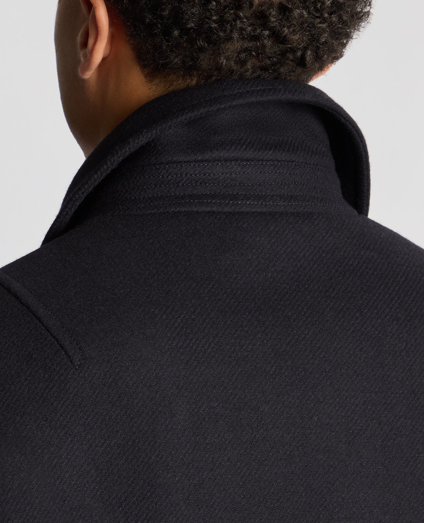 Tailored Fit Italian Wool Blend Jacket
