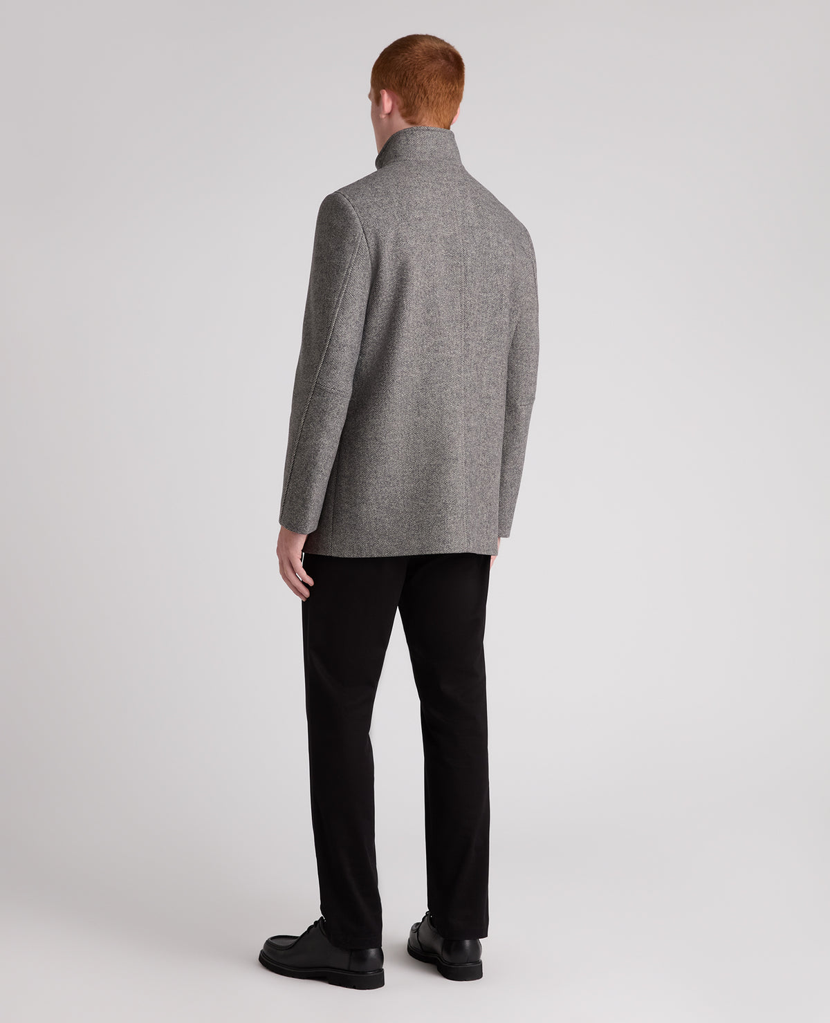 Grey Jacob Wool Rich Overcoat