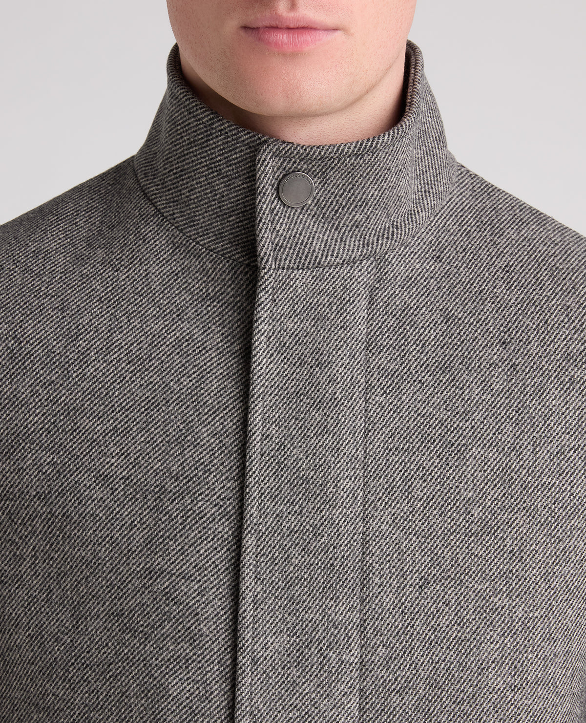 Grey Jacob Wool Rich Overcoat