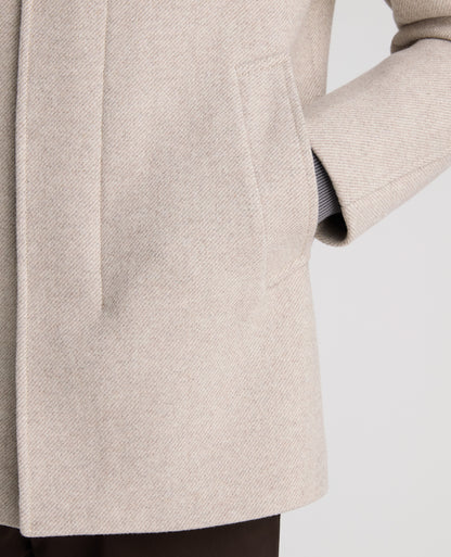 Stone Jacob Wool Rich Overcoat