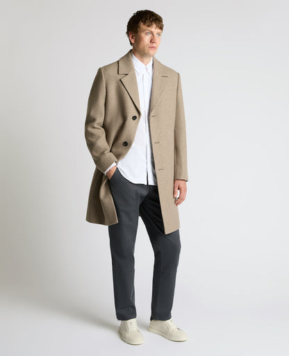 Dylan Relaxed Fit Wool Blend Coat