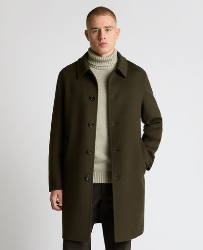 Tatum Relaxed Fit Wool Rich Overcoat
