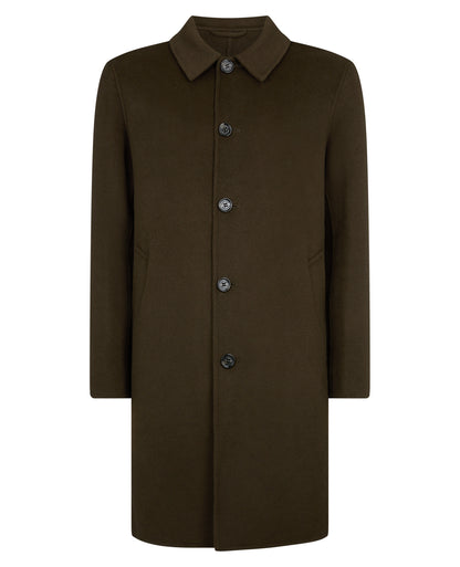 Tatum Relaxed Fit Wool Rich Overcoat