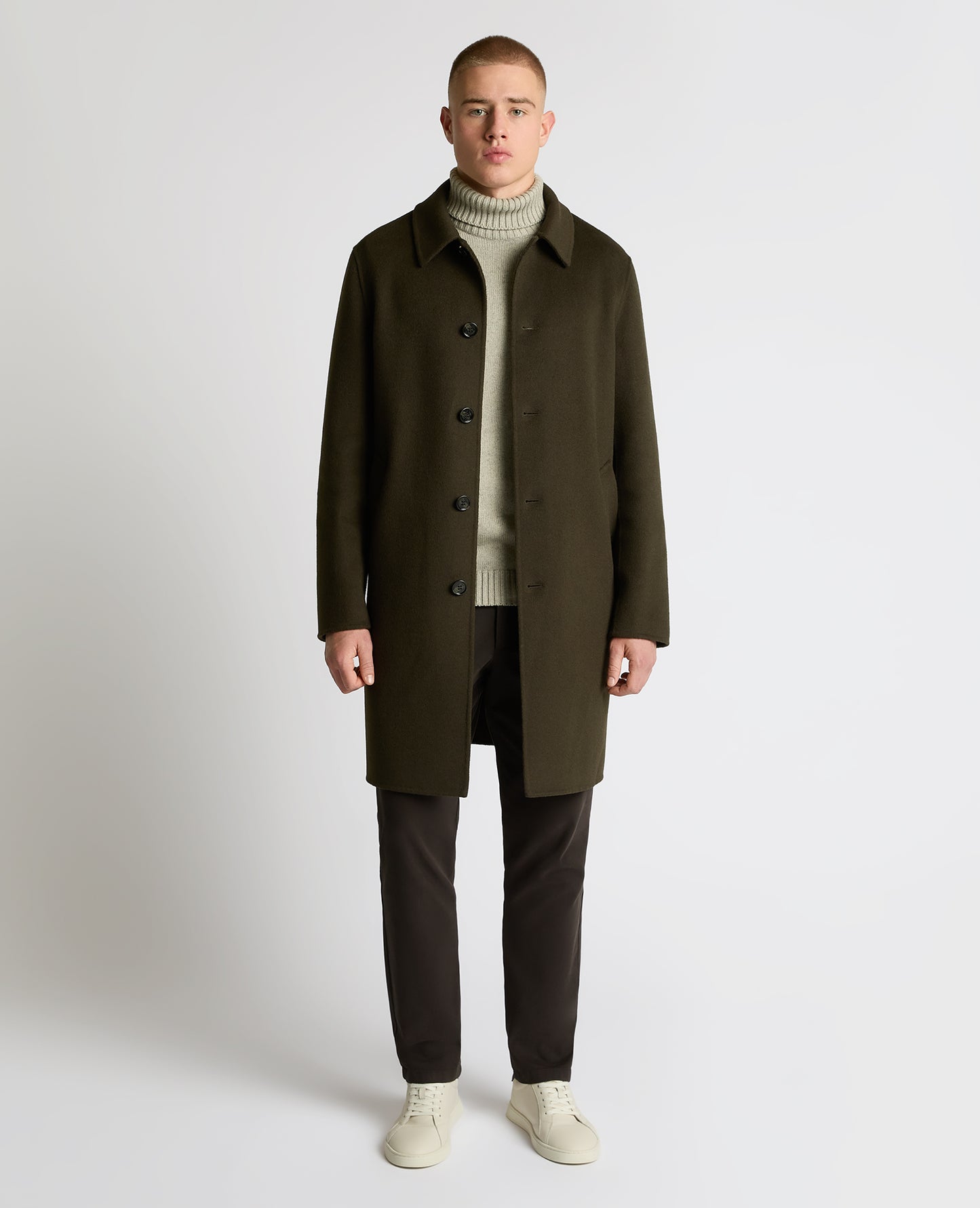 Tatum Relaxed Fit Wool Rich Overcoat