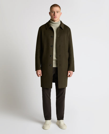 Tatum Relaxed Fit Wool Rich Overcoat