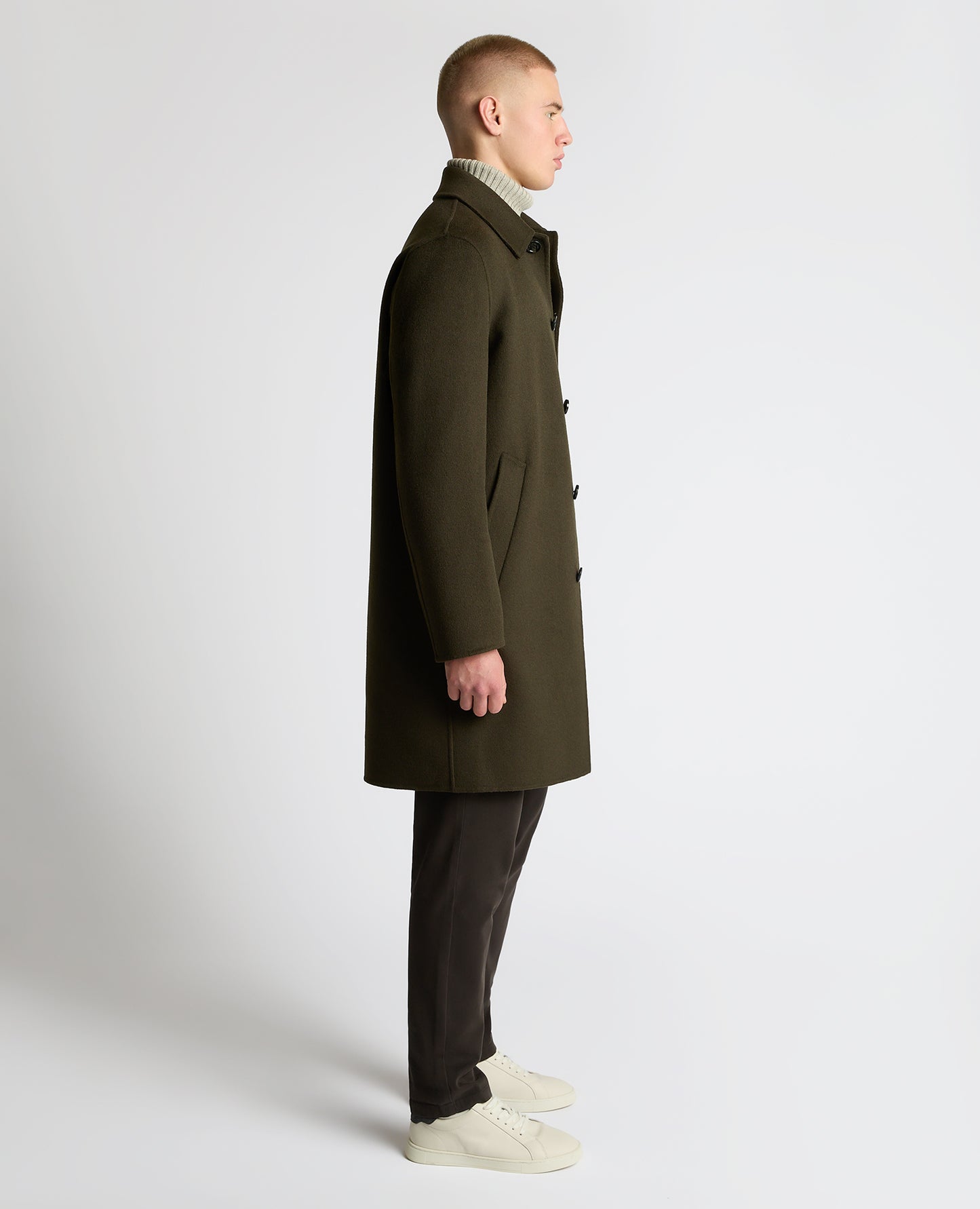 Tatum Relaxed Fit Wool Rich Overcoat