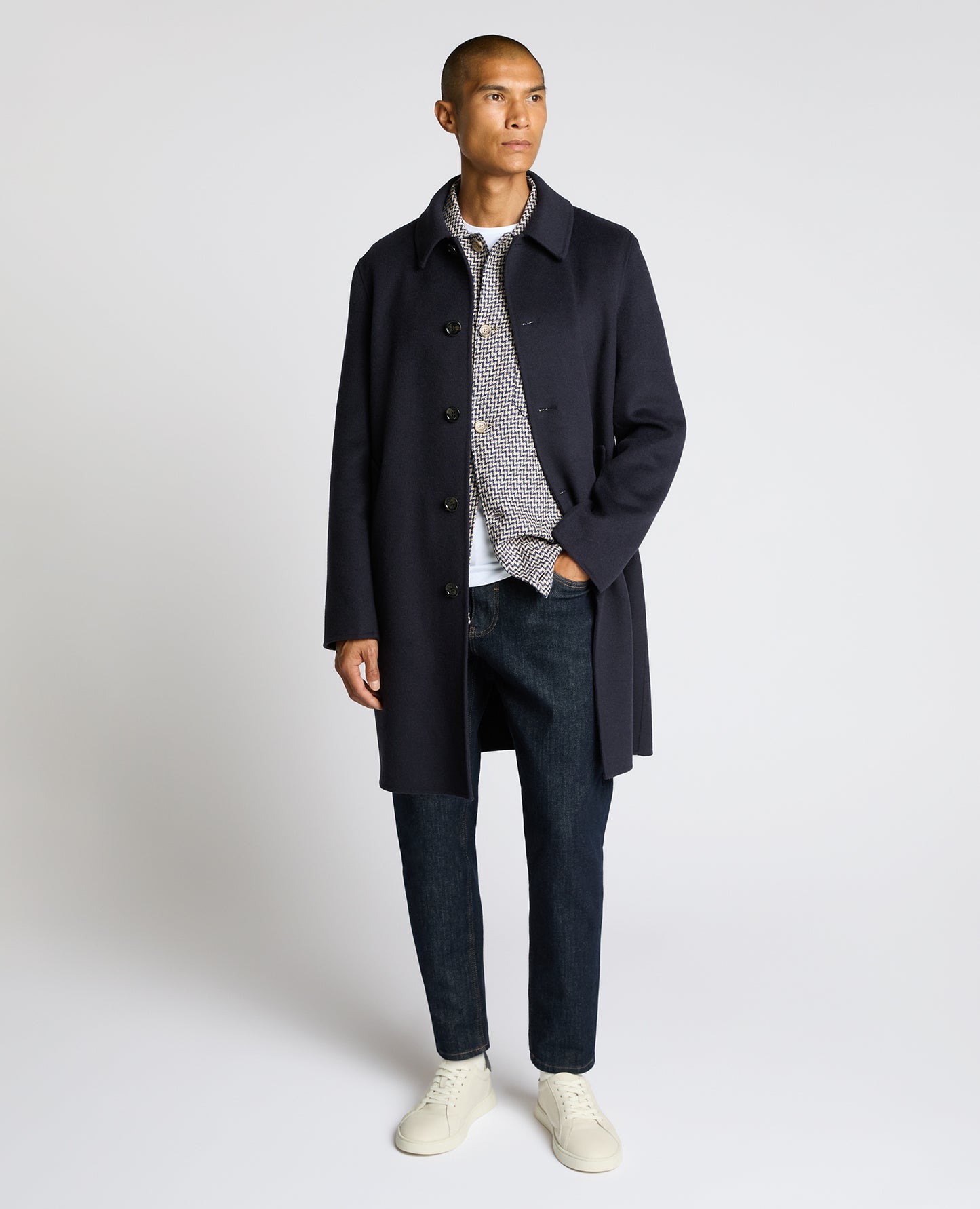 Tatum Relaxed Fit Wool Rich Overcoat