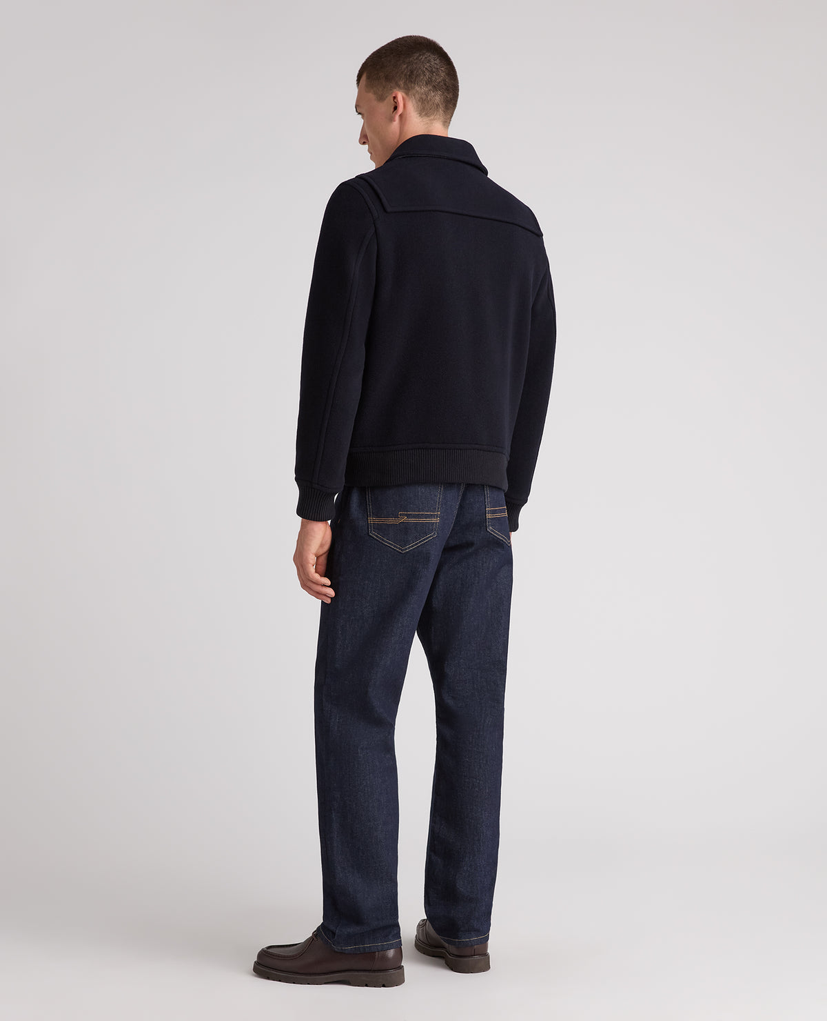 Navy Tyler Wool Rich Jacket