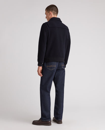 Navy Tyler Wool Rich Jacket