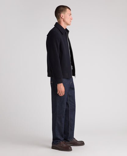 Navy Tyler Wool Rich Jacket