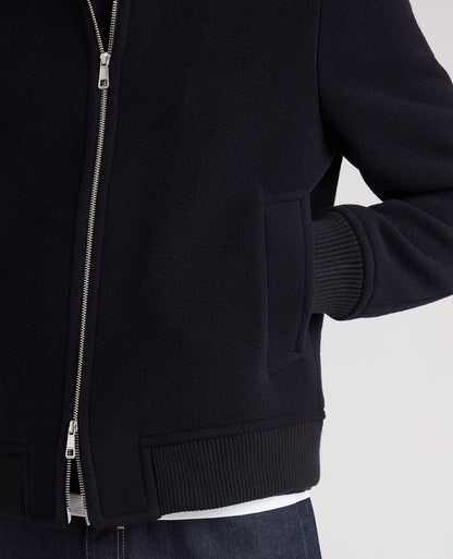Navy Tyler Wool Rich Jacket