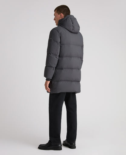 Grey Tate Quilted Parka Coat