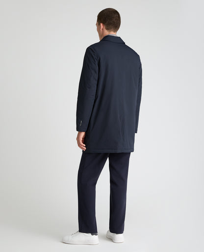 Navy Paolo Windproof Car Coat