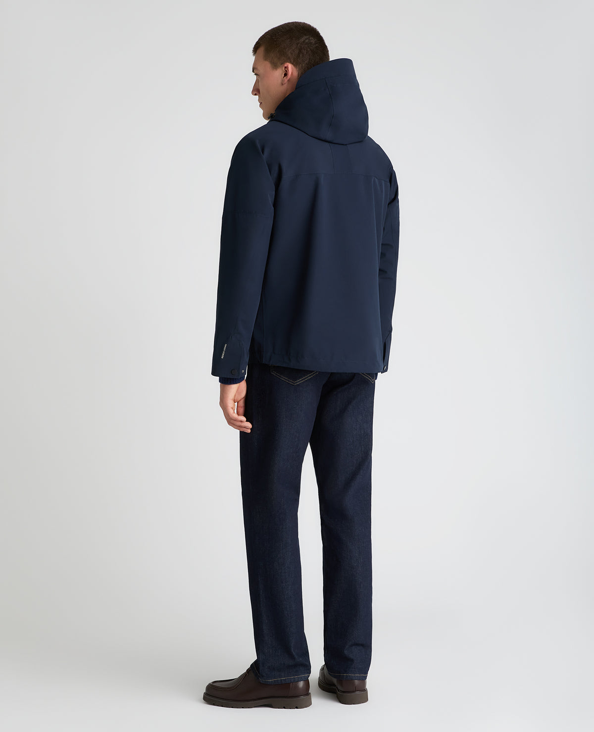 Dark Blue Toledo Waterproof Anorak Coat