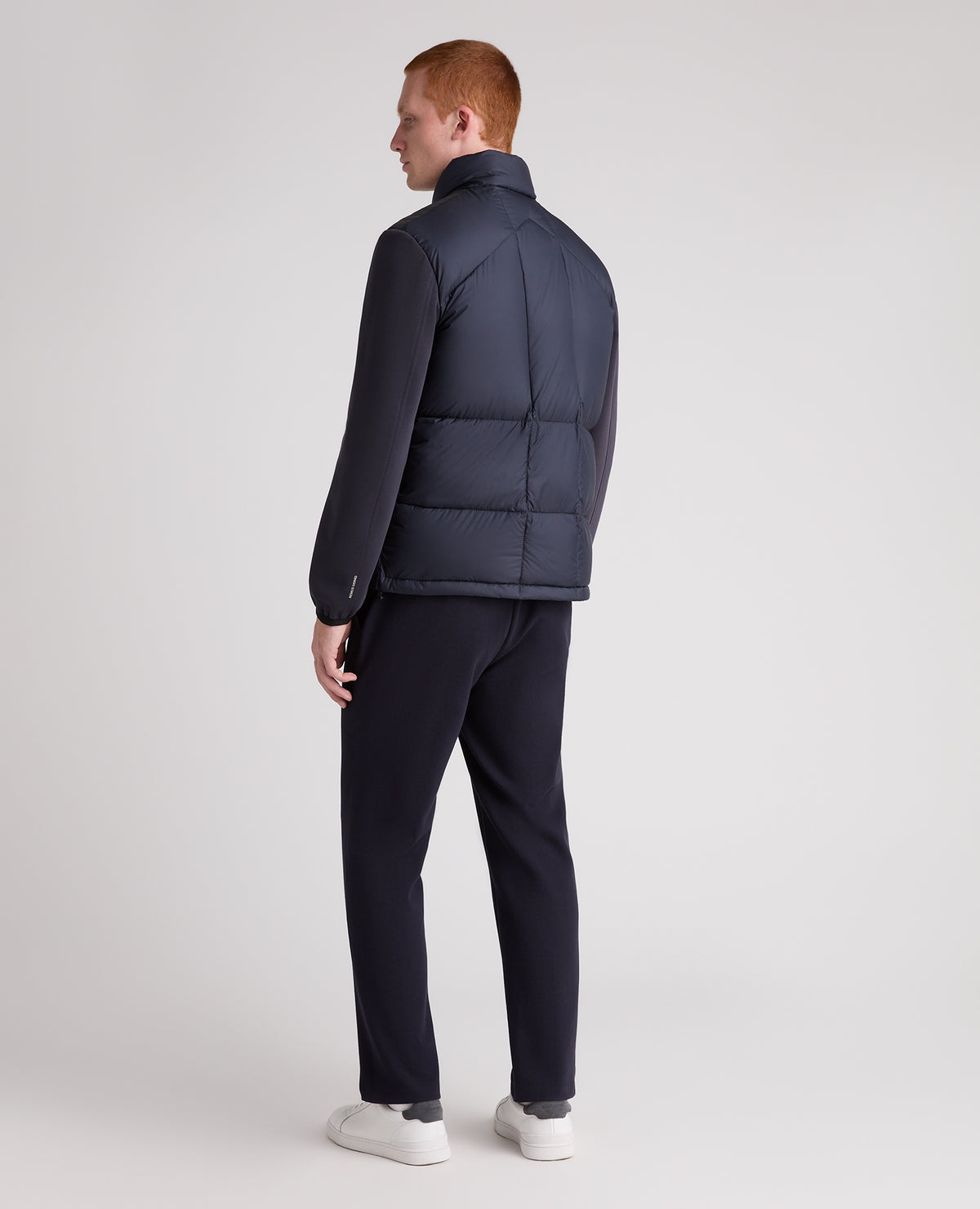 Dark Blue Morino Puffer Coat
