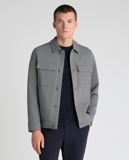 Grey Treviso Cotton Stretch Jacket
