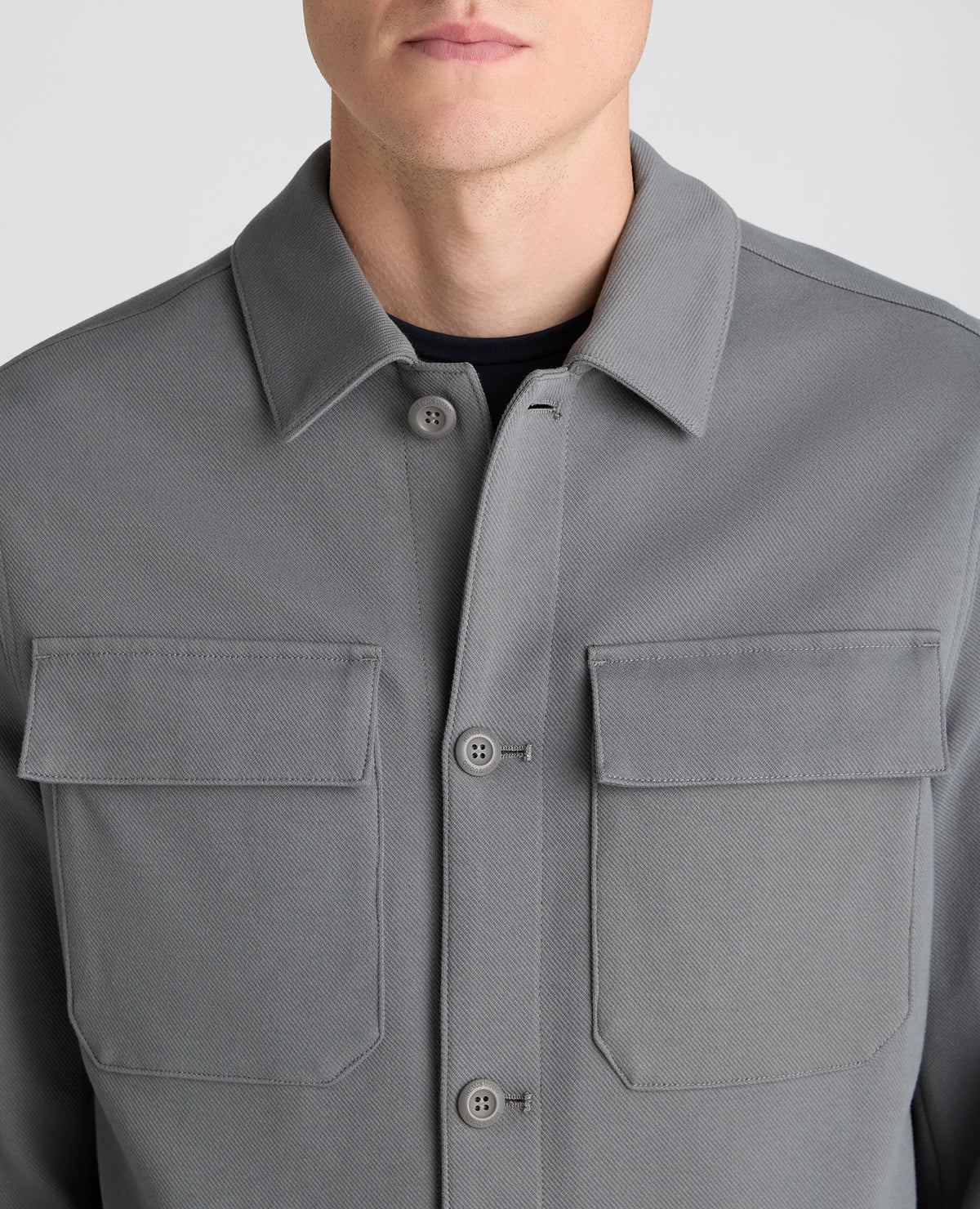 Grey Treviso Cotton Stretch Jacket