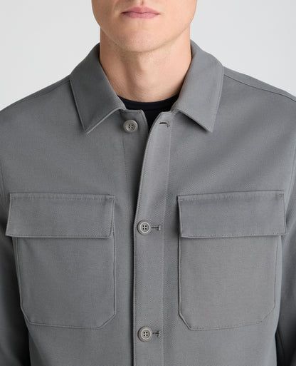 Grey Treviso Cotton Stretch Jacket