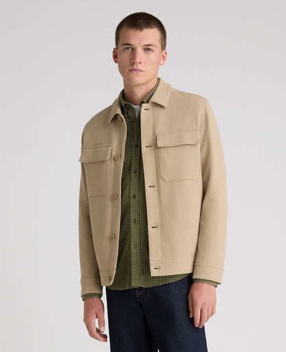 Stone Treviso Cotton Stretch Jacket