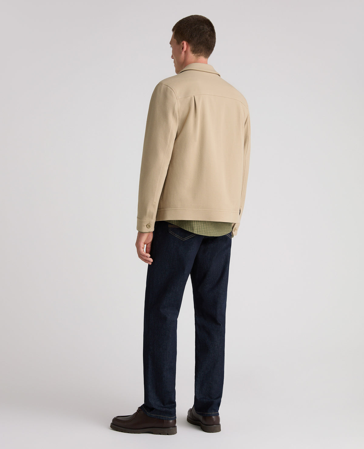 Stone Treviso Cotton Stretch Jacket