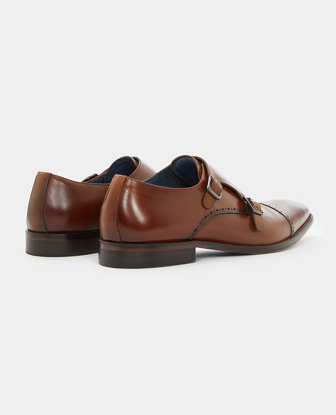 Leather Monk Strap Brogue